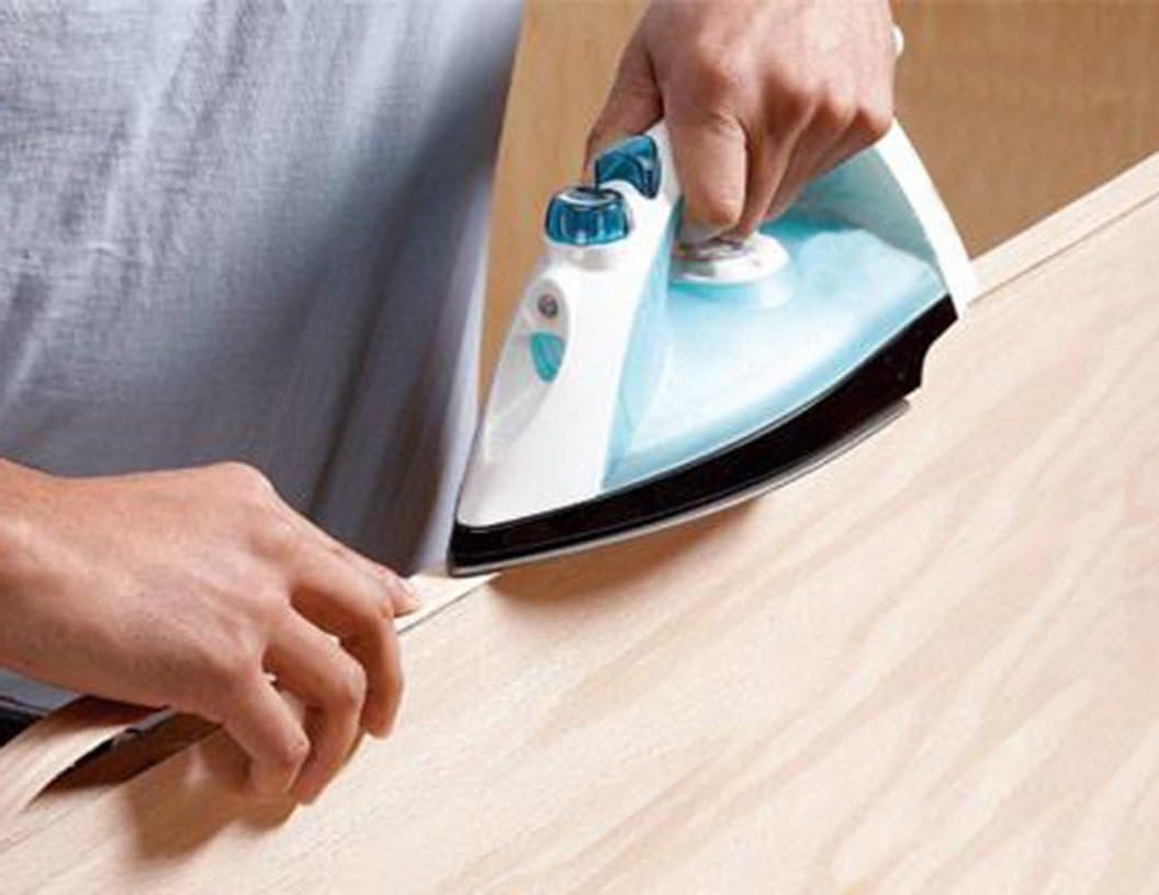 Edge Supply Rollo de bandas de madera contrachapada de abedul de 2 pulgadas x 50 pies  Ribete de chapa de madera real prepegado  Borde de chapa