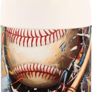 Baseball Baseball Bat Grunge Kids Womens Insulated Food Jar with Spoon 17oz500ml Thermal Food Jar Stainless Steel Vacuum Portable Thermal Food for Baseball Baseball Bat Grunge Kids Womens Insulated Food Jar with Spoon 17oz500ml Thermal Food Jar Stainless Steel Vacuum Portable Thermal Food for