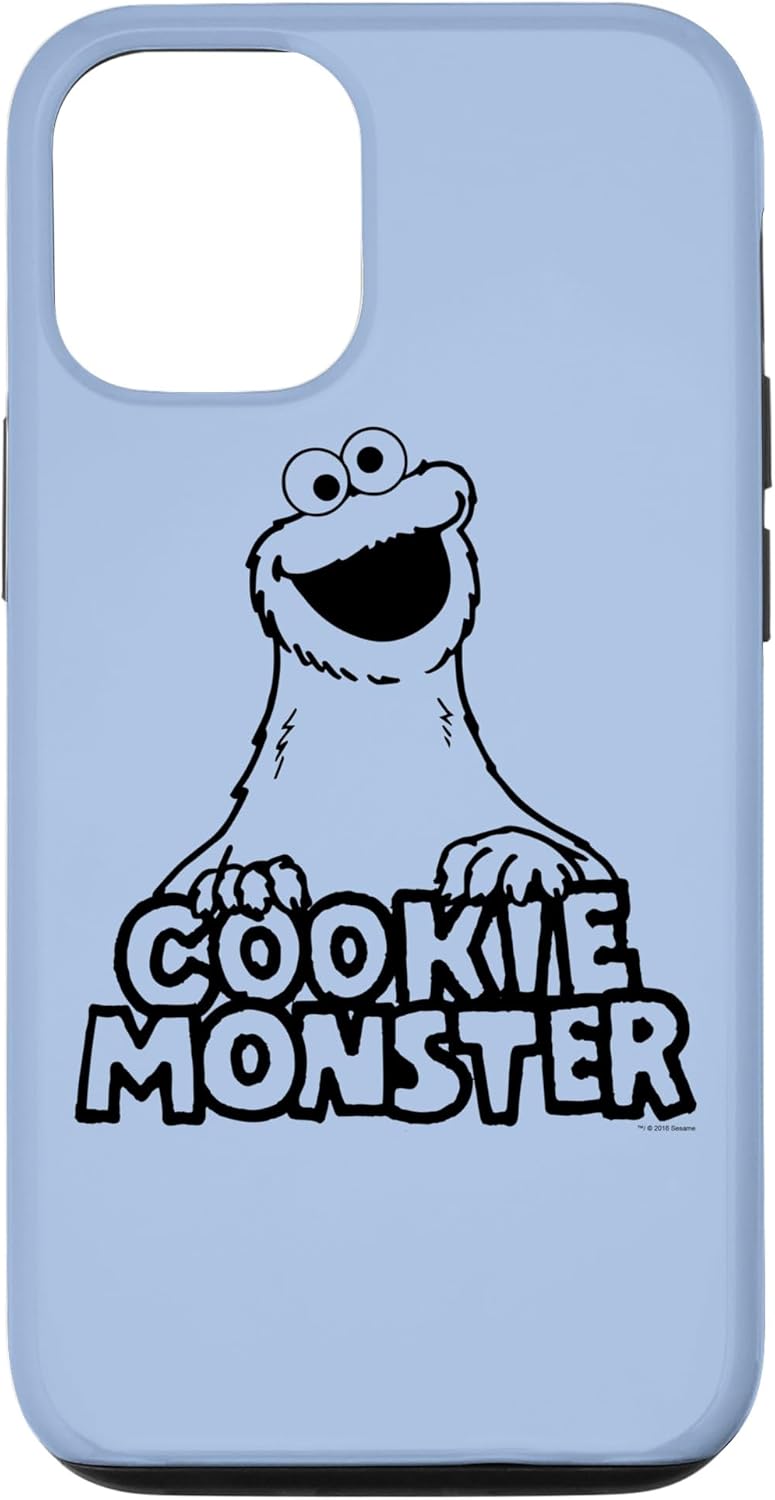 Funda vintage de monstruo de galletas para iPhone 14 Sesame Street