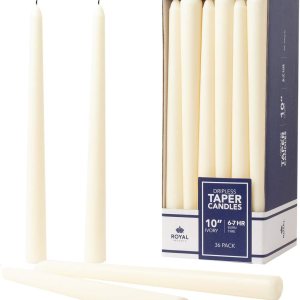 Royal Imports Velas cónicas sin perfume, elegantes de calidad premium, sin goteo y sin humo, velas de cena sumergidas a mano para bodas, vacaciones, Royal Imports Velas cónicas sin perfume, elegantes de calidad premium, sin goteo y sin humo, velas de cena sumergidas a mano para bodas, vacaciones,