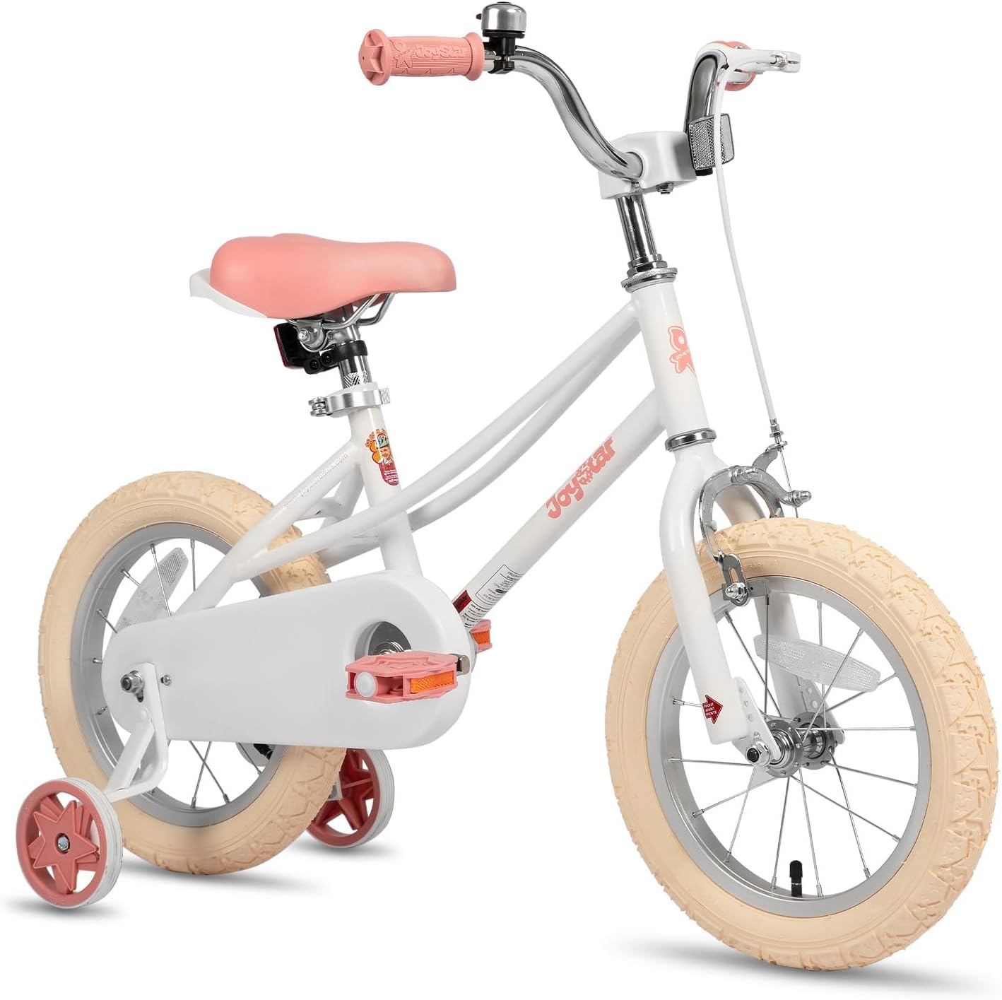 JOYSTAR Bicicleta para niñas de 2 a 12 años de edad, bicicleta para niños de 12 pulgadas, 14 pulgadas, 16 pulgadas, con ruedas de entrenamiento y