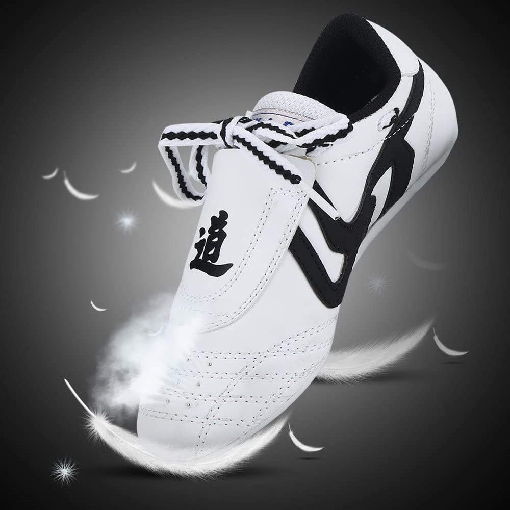 Artes marciales Taekwondo Zapatos Unisex Niños Adolescentes Deporte Ligero Zapatillas Zapatillas Boxeo Karate Zapatos para Taekwondo Kung Fu Taichi