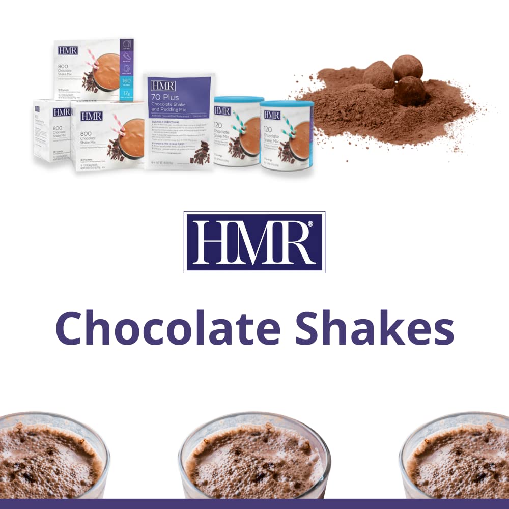 HMR Mezcla de reemplazo de comida “Classic” 800 Shake  Batido de chocolate en polvo para apoyar la pérdida de peso saludable  0.76 oz de proteína