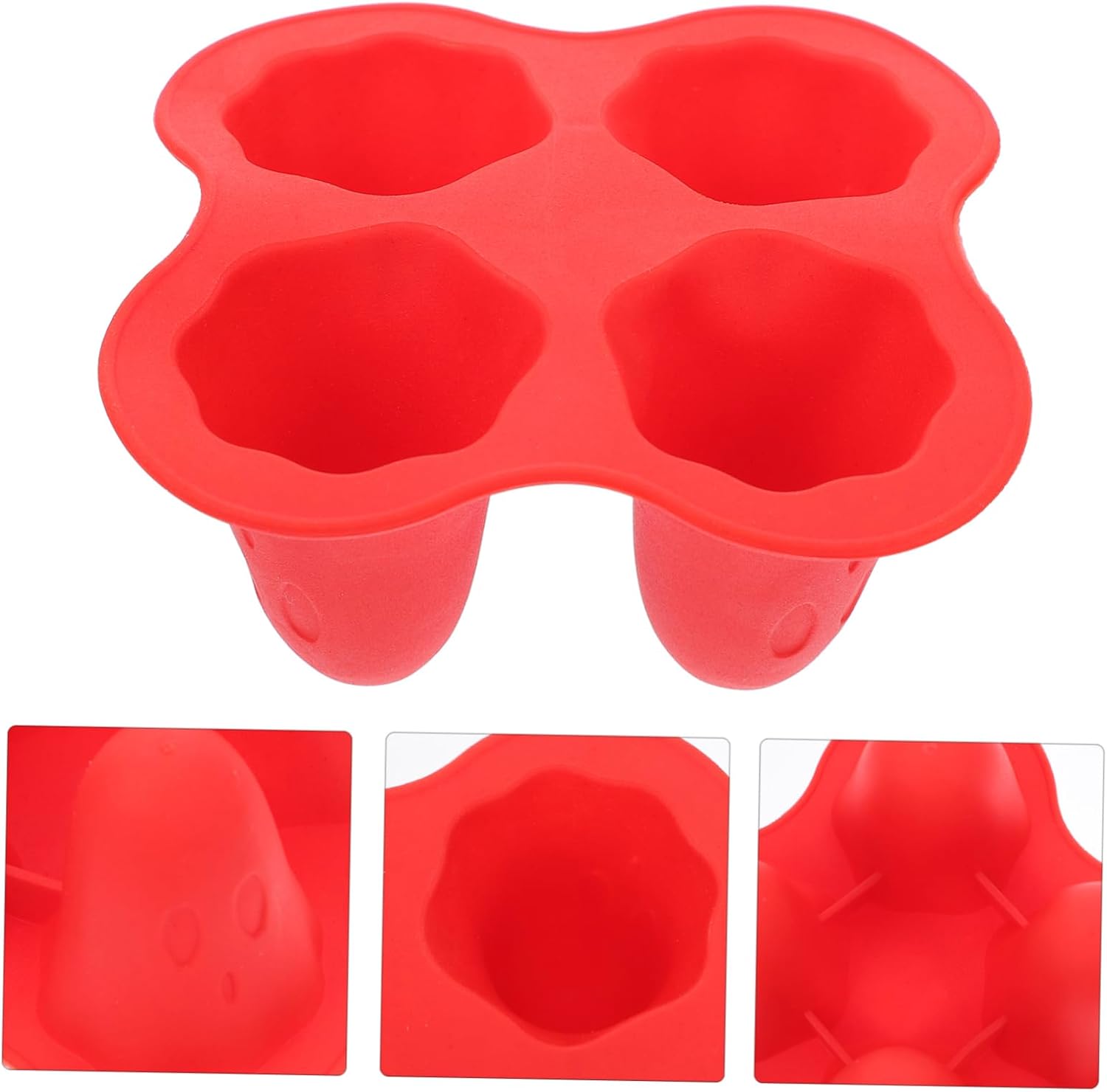 Moldes para cubitos de hielo fantasma, bandeja de hielo de silicona, bandeja de hielo de silicona para gelatinas, moldes de hielo fantasma, moldes