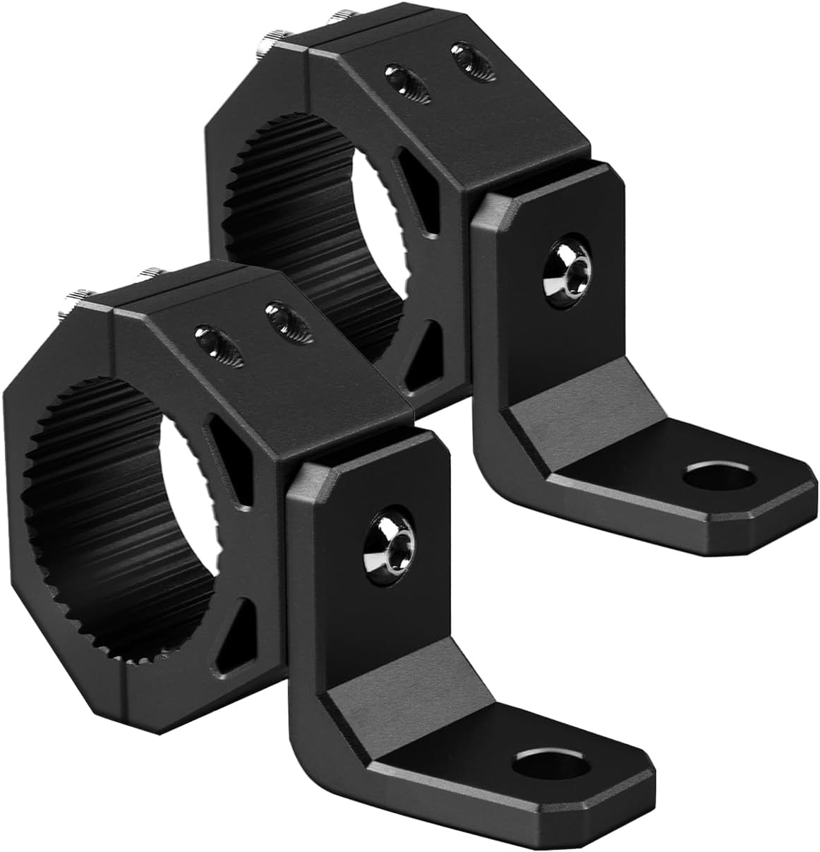 UTV Whip Light Mount SXS – Soporte de montaje de barra de luz ajustable de 360, soporte de poste de bandera giratorio resistente, aleación de