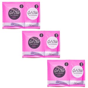 Gel-Ohh Jelly Spa Bath – Paquete de 3 unidades, aroma a rosa, infusión de rosa, pedicura de gelatina, servicios de salón, pedicura, salón de pedi, Gel-Ohh Jelly Spa Bath – Paquete de 3 unidades, aroma a rosa, infusión de rosa, pedicura de gelatina, servicios de salón, pedicura, salón de pedi,