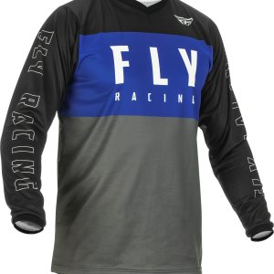 Fly Racing Camiseta juvenil F-16 2022 (azulgrisnegro, juvenil M) Fly Racing Camiseta juvenil F-16 2022 (azulgrisnegro, juvenil M)