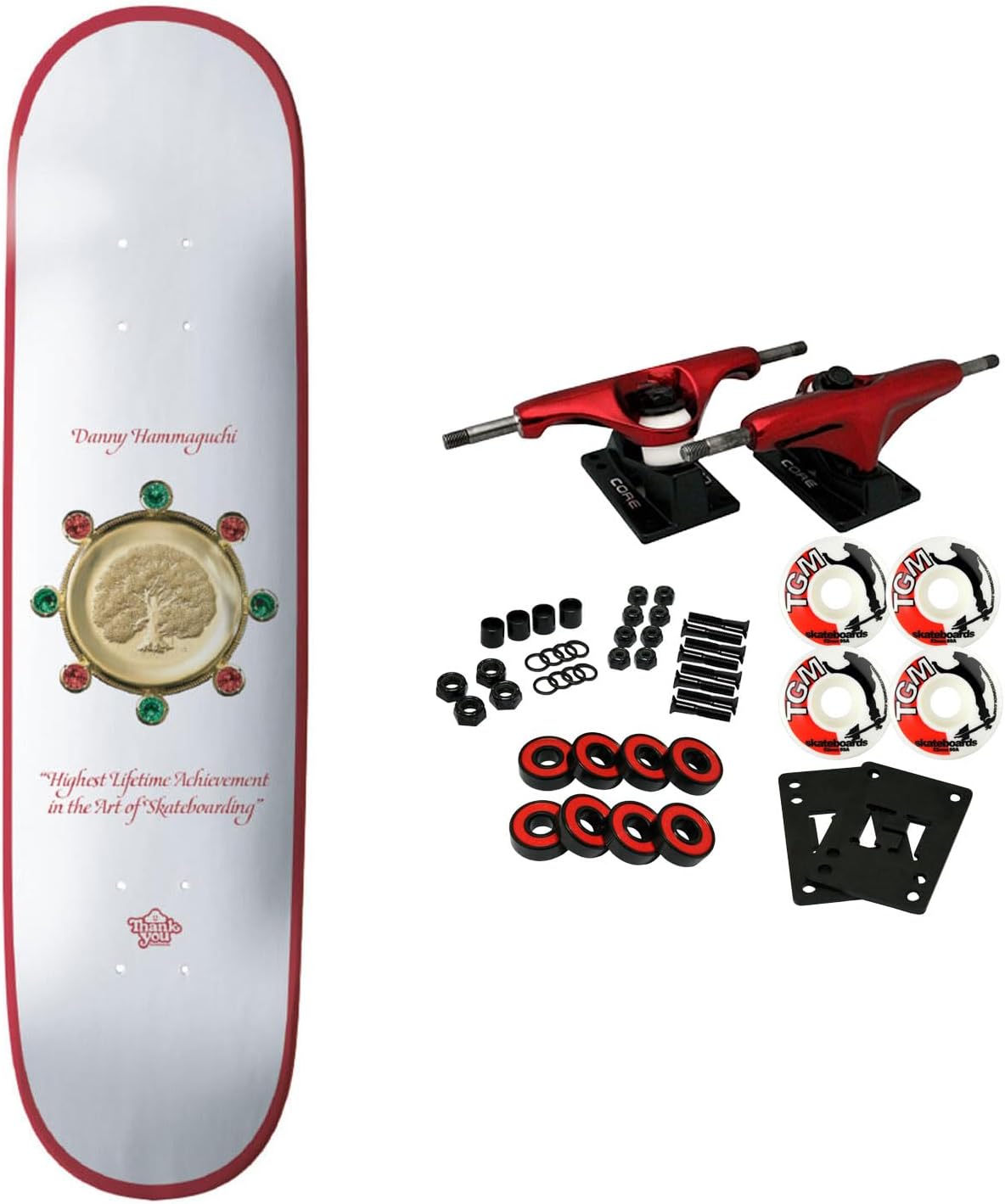 Thank You Skateboard Complete Danny Hamaguchi Lifetime Award 8.5″