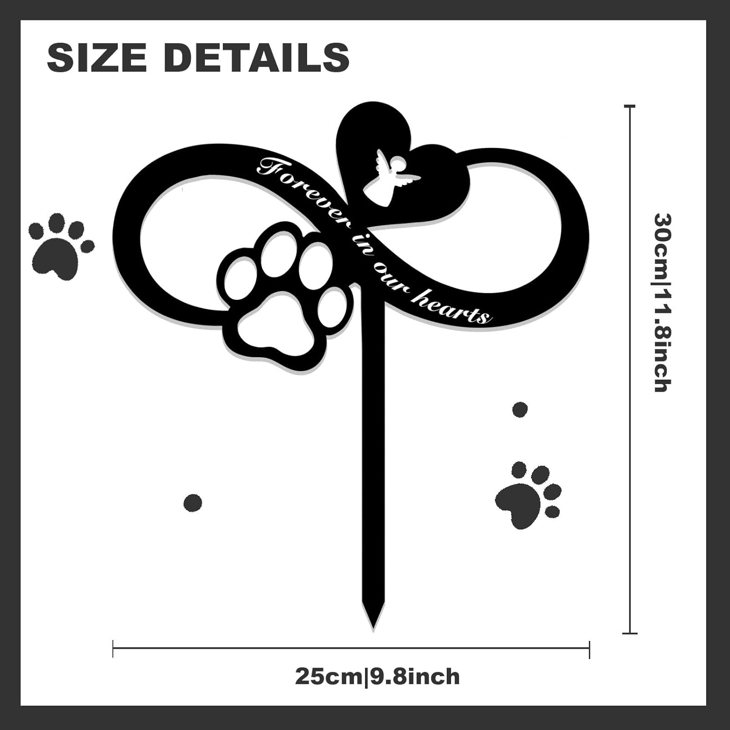 Marcadores conmemorativos de tumbas para perros y gatos, regalos conmemorativos, estaca para pérdida de mascotas, placas conmemorativas al aire