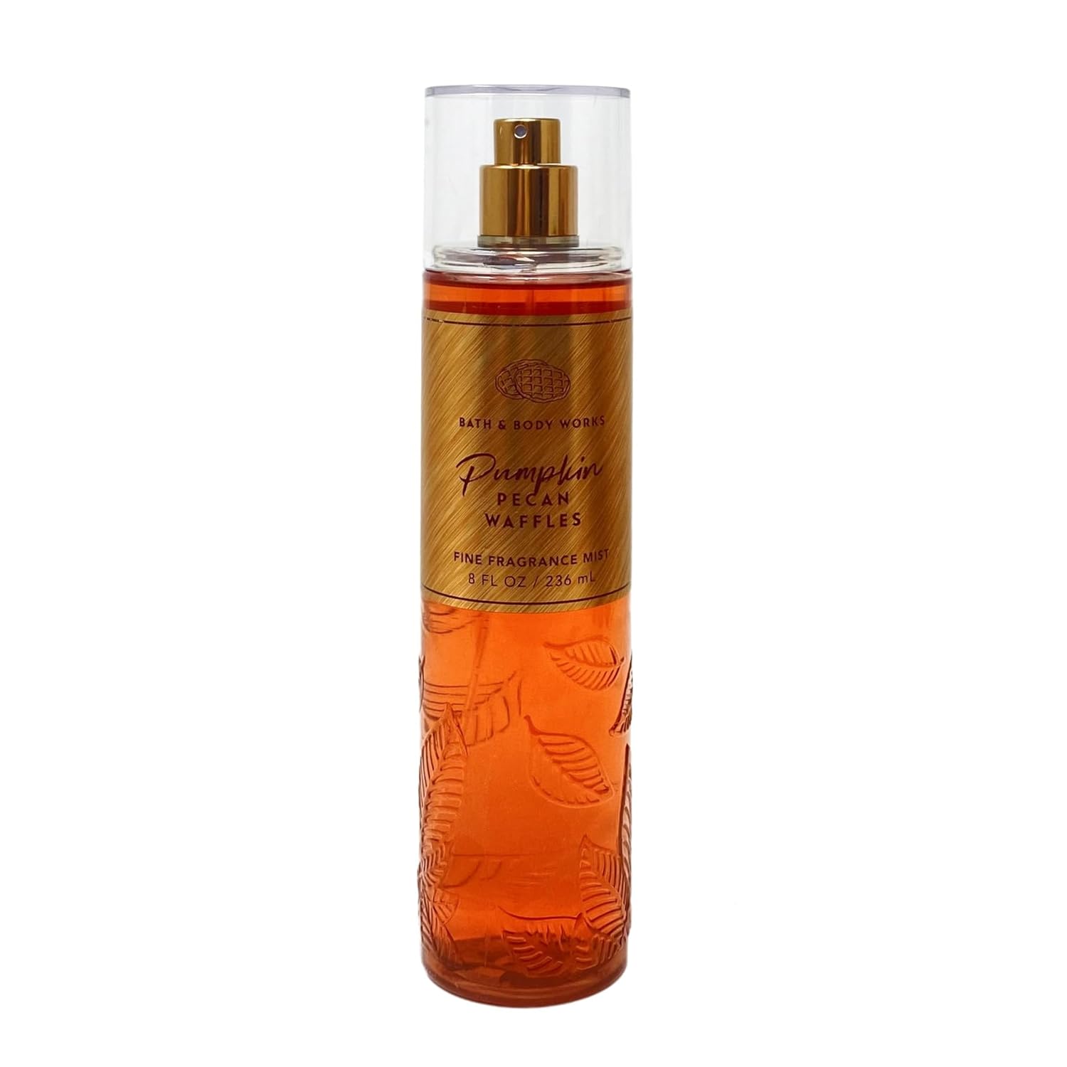 Bath & Body Works Bruma de fragancia fina de calabaza y nueces, 2 piezas con un jabón cremoso en barra de rosas, tamaño completo