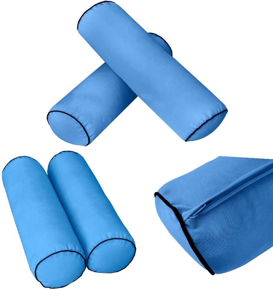 Prolinemax Funda solamente Sábana bajera ajustable para colchón de sofá cama estilo 3 doble con ribete de contraste para exteriores AD102