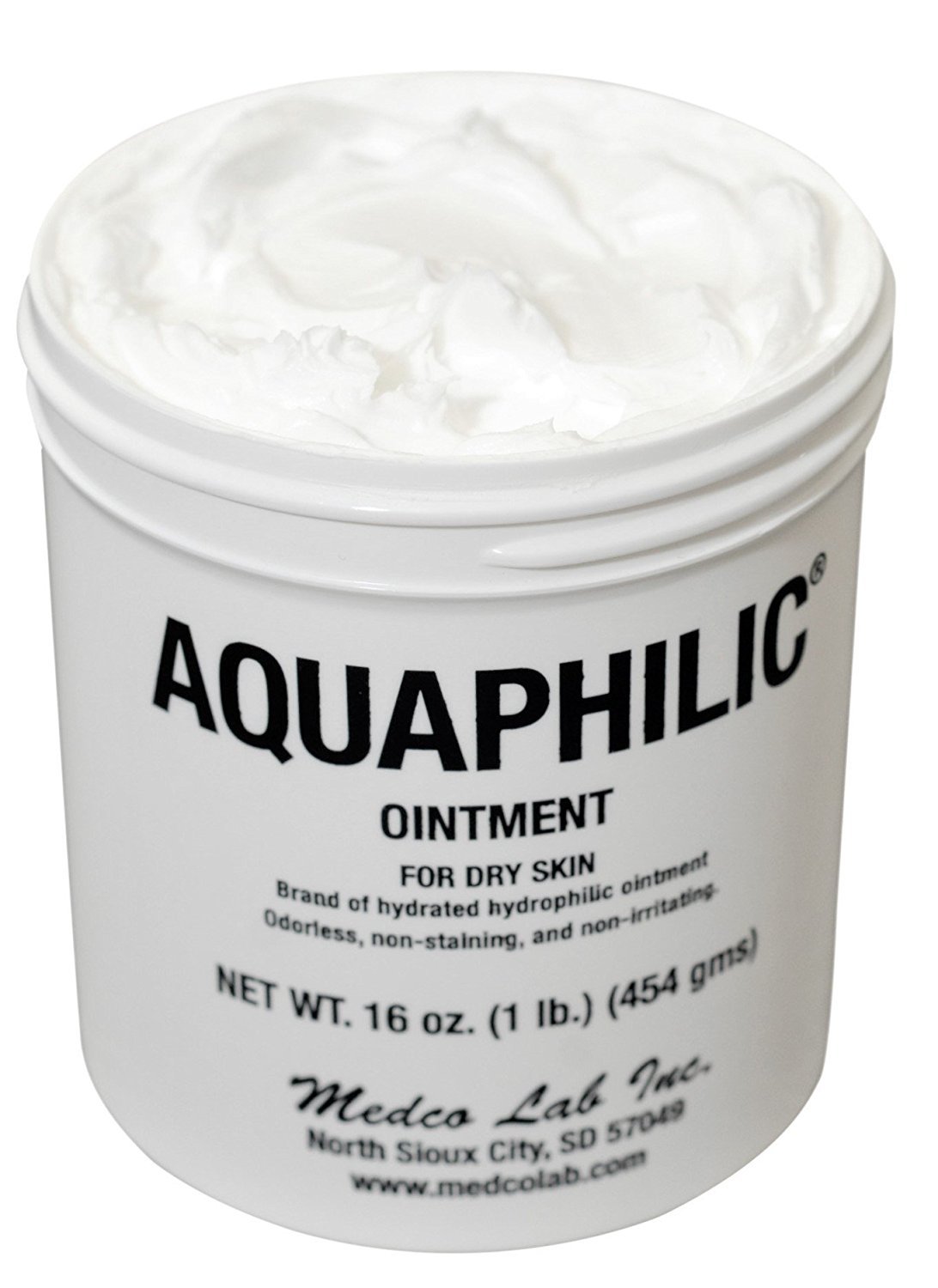Aquaphilic Ungüento curativo para piel seca, crema para talón agrietado no irritante y loción de manos (16 onzas)