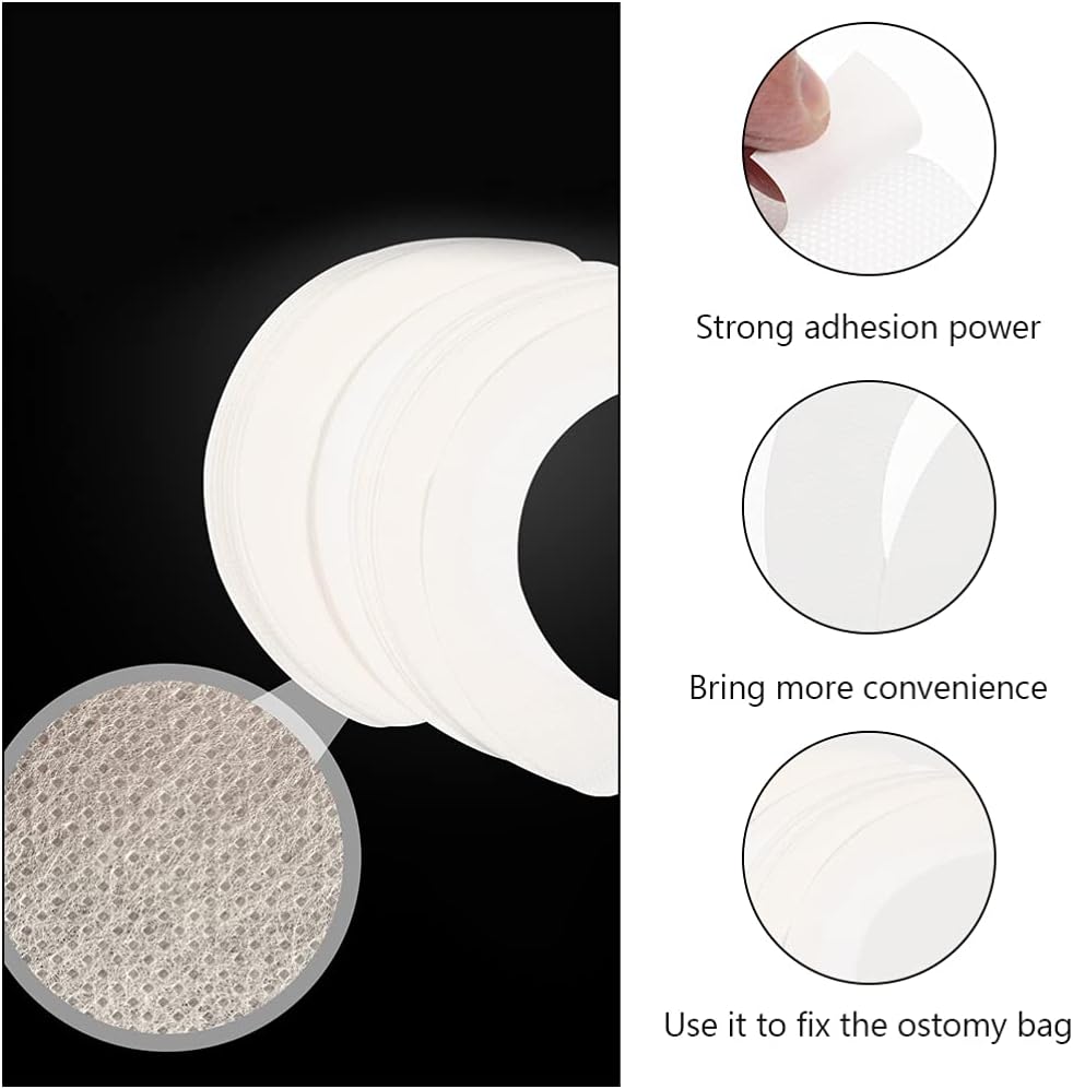 40 tiras de barrera para la piel, cinta elástica de barrera para la ostomía impermeable, extensores hidrocoloides, adhesivos sensibles a la presión,