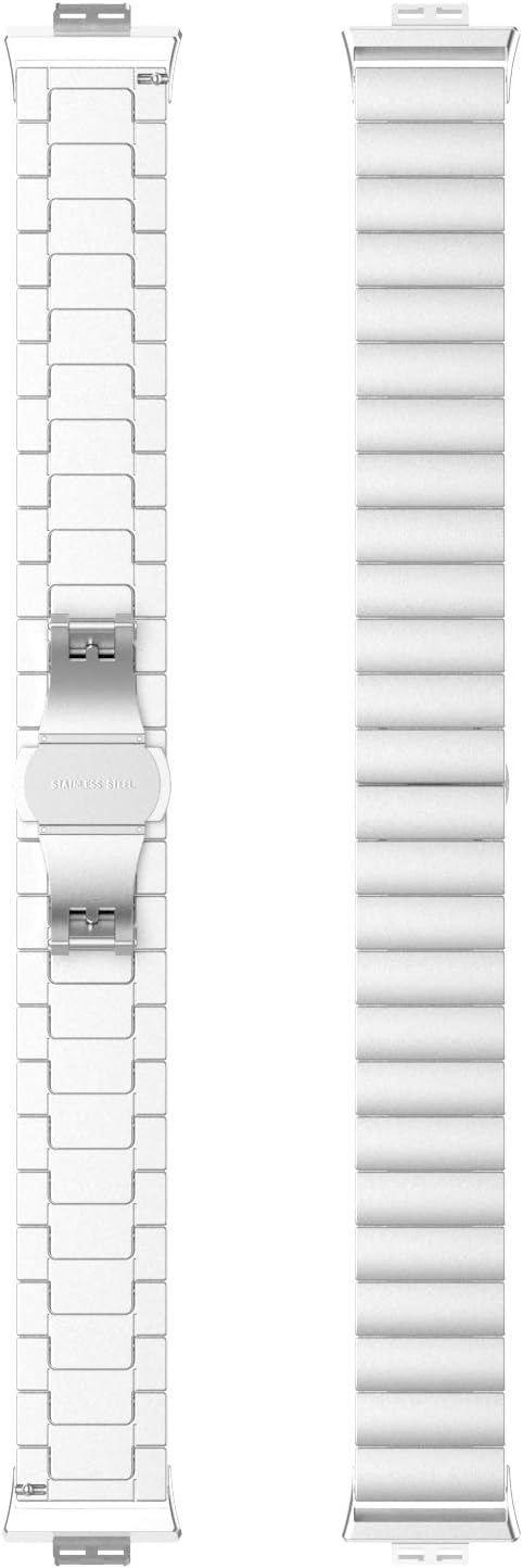 BabyValley banda compatible con Huawei Watch Fit Band correa de acero inoxidable pulsera de metal con herramientas pulsera de repuesto para reloj