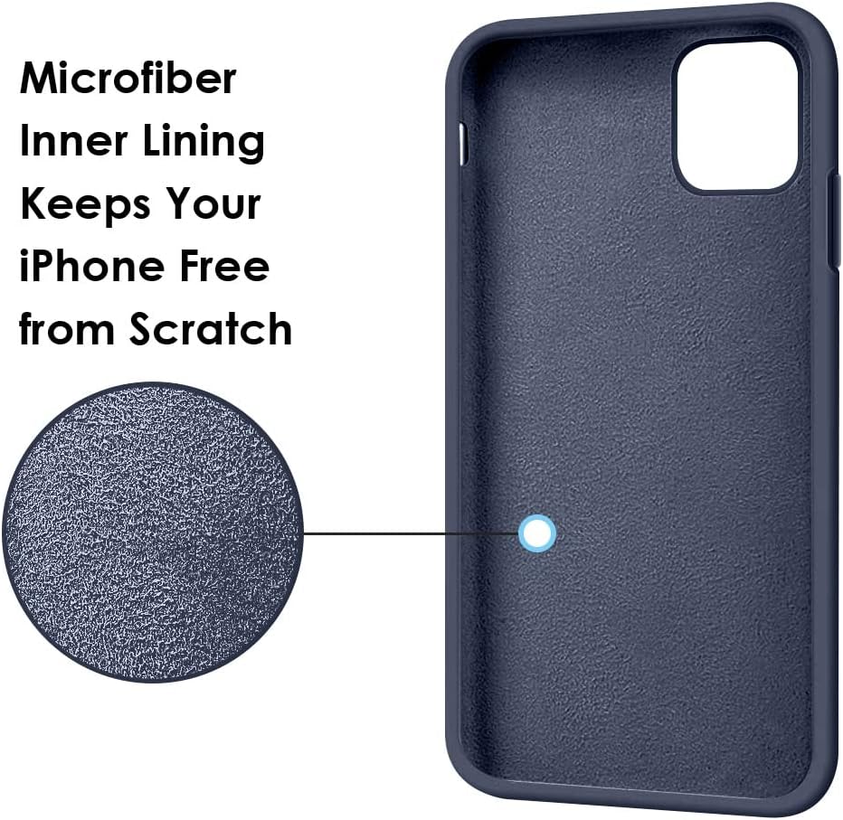MOCCA – Funda protectora con soporte de anillo, antiarañazos, con forro de microfibra suave, de silicona, de cuerpo completo y a prueba de golpes