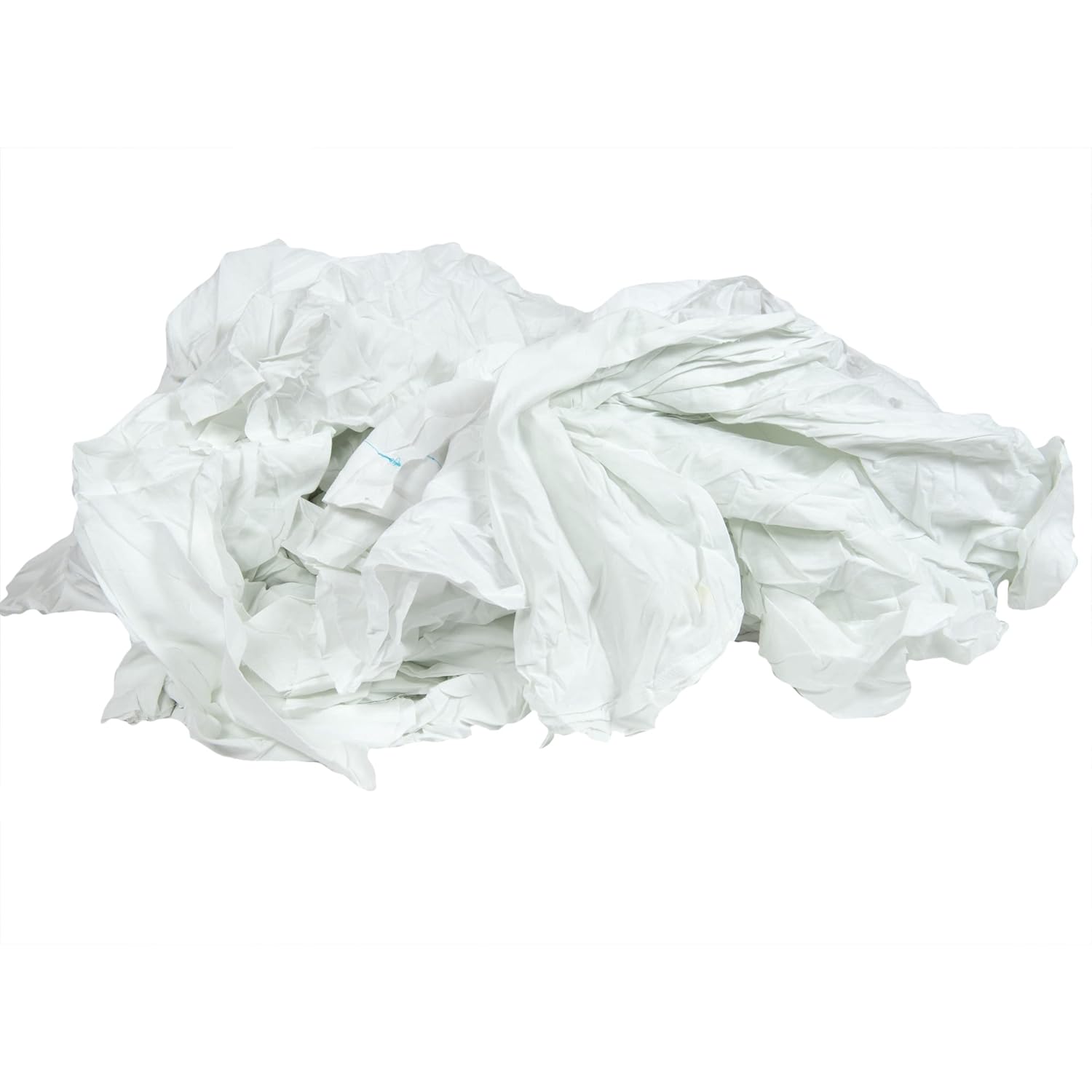 Trapos de sábanas de algodón blanco, prelavados, 40 libras, por RagLady