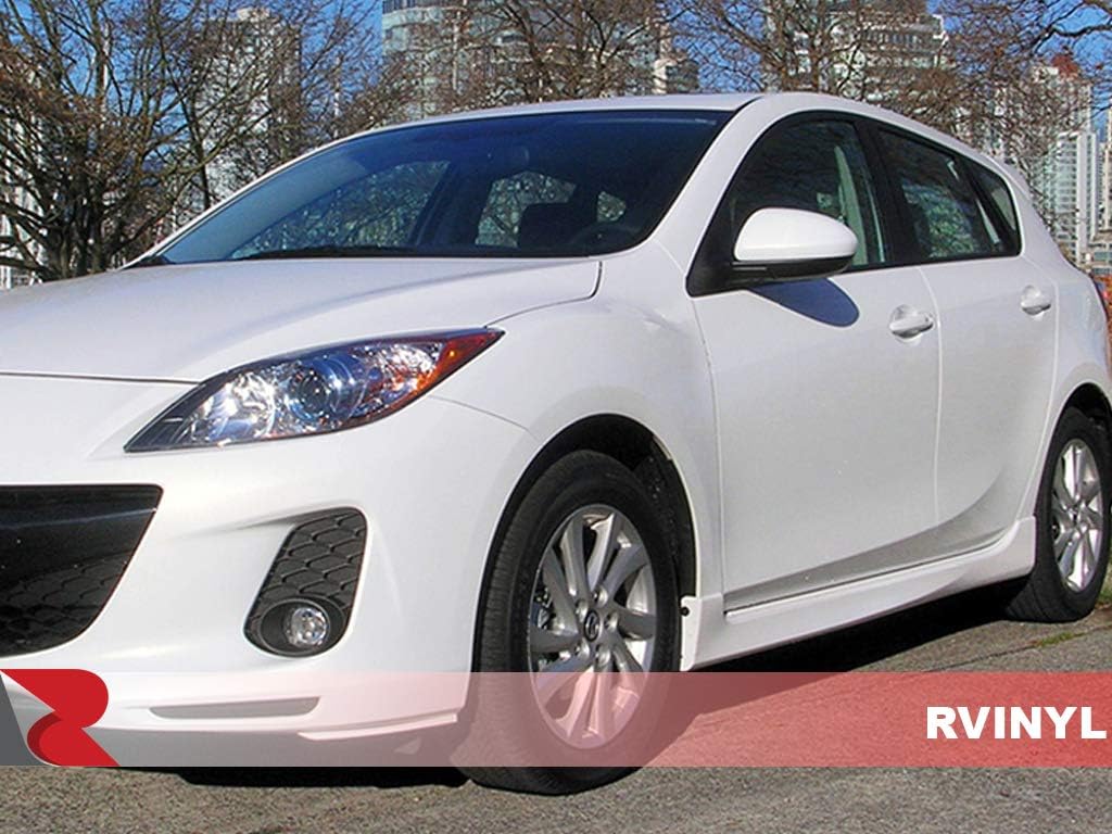 Rtrim – Calcomanía para poste de pilar compatible con Mazda Mazda2 2011-2014, color negro brillante