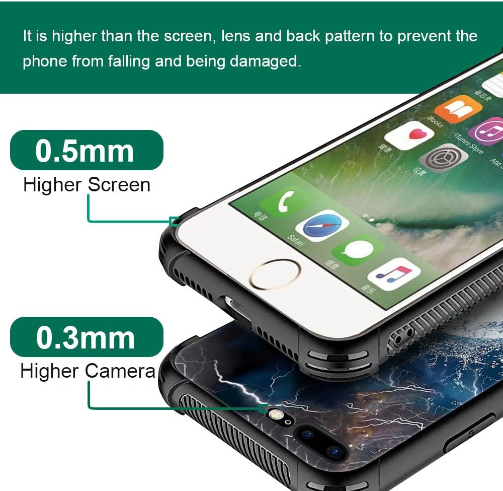 DAIZAG Funda compatible con iPhone 78SE 2020 Ice Fire Baseball Funda de teléfono a prueba de golpes suave TPU para niños y hombres, funda de regalo