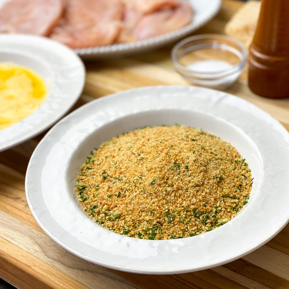 ALEIA’S MET. SABOR. EVER. Pan rallado italiano  13 oz  2 unidades  Sabor auténtico, empanado para recetas sin gluten, certificado sin gluten, sin