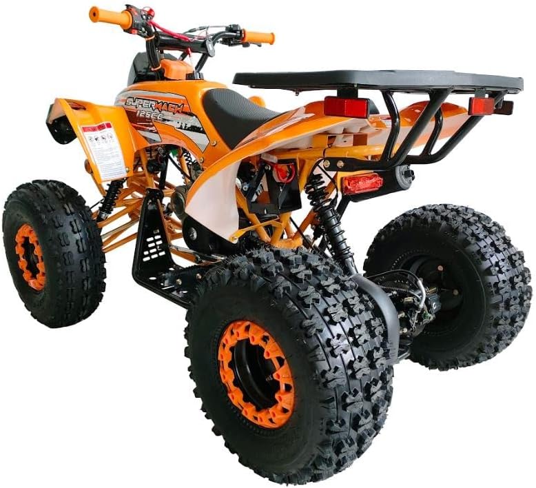HHH 125cc ATV Quad Youth Utility Style ATV 125cc Totalmente Automático con Gas Reverse ATV 4 Ruedas Neumáticos Grandes 1918″