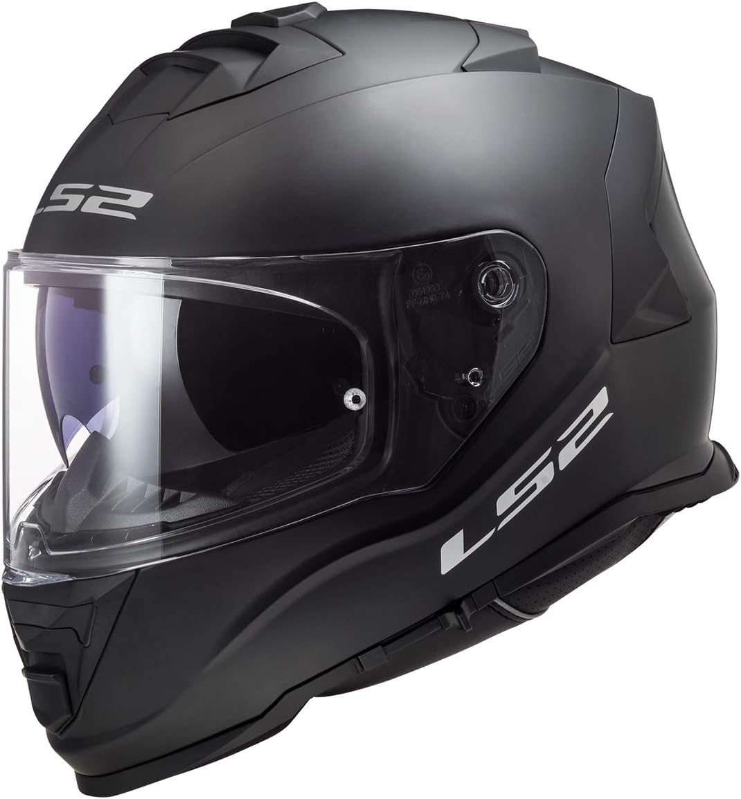 LS2 Helmets Assault – Casco integral para motocicleta con visera solar
