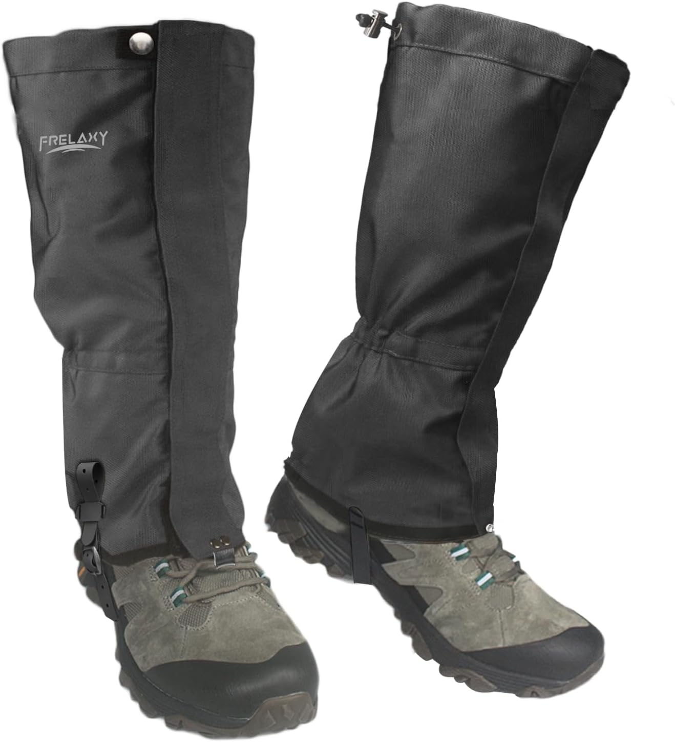 Frelaxy Polainas de caza de ultra alto rendimiento, polainas de senderismo 100% impermeables con correa de goma mejorada, polainas ajustables para