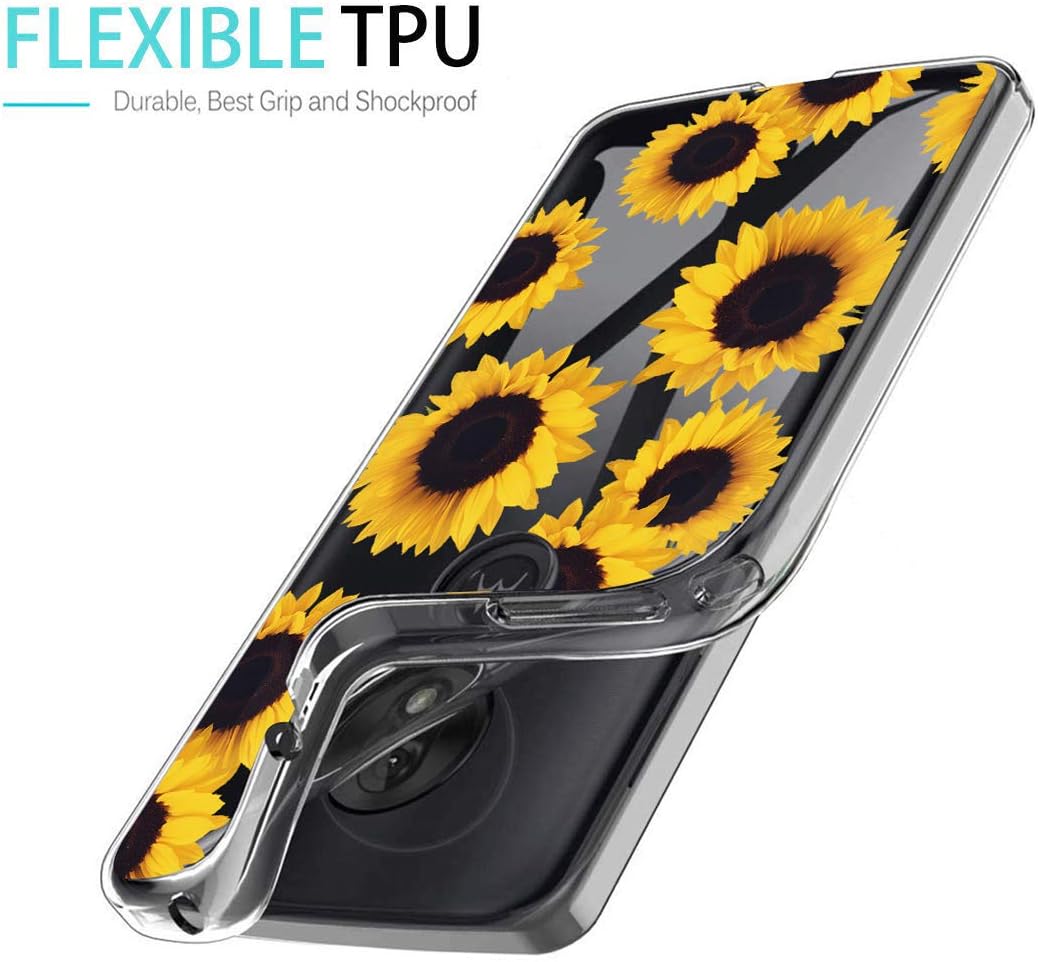 Funda para Moto G7 Power, Motorola Moto G7 Supra  G7 Optimo Maxx Linda, a prueba de golpes, transparente, suave, flexible, TPU delgada funda para