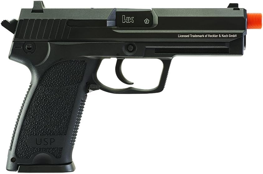 Elite Force HK Heckler & Koch USP CO2 Pistola BB de 0.236 in pistola de Airsoft, acción de soplado, color negro