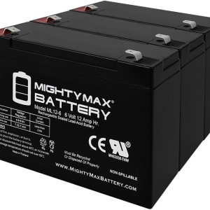 Mighty Max Battery Batería 6V 12AH Sustituye Peg Perego Lil Tractor Rojo IGED1068-3 Pack Mighty Max Battery Batería 6V 12AH Sustituye Peg Perego Lil Tractor Rojo IGED1068-3 Pack