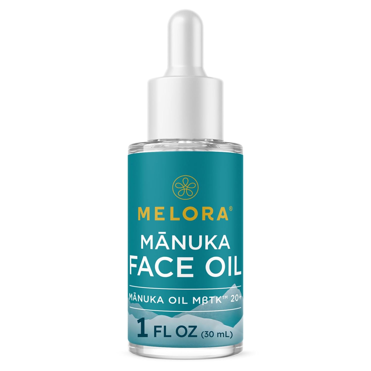 MELORA Aceite facial de Manuka (1 onza), aceite facial para el cuidado de la piel de Manuka, suero para piel seca o sensible, aceite