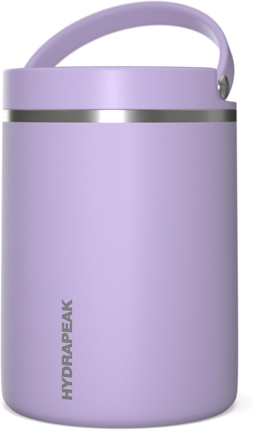 Hydrapeak Termo de acero inoxidable de 32 onzas con aislamiento al vacío, termo para alimentos calientes y alimentos fríos, boca ancha a prueba de