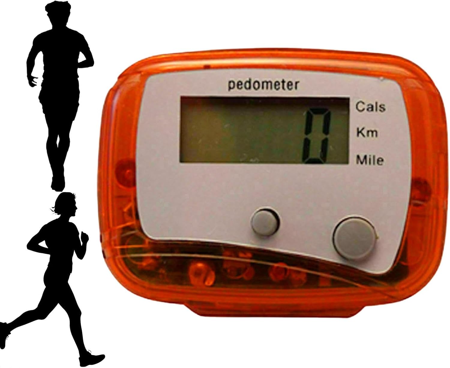 Podómetro para caminar, portátil, con clip, contadores de pasos de movimiento para correr, hombres, mujeres, personas mayores, deportes al aire