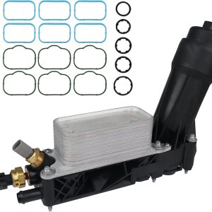 Autoround 5184294AE – Enfriador de aceite de motor con carcasa de filtro de aceite para Jeep WranglerGrand Cherokee, Ram 1500, Dodge Autoround 5184294AE – Enfriador de aceite de motor con carcasa de filtro de aceite para Jeep WranglerGrand Cherokee, Ram 1500, Dodge