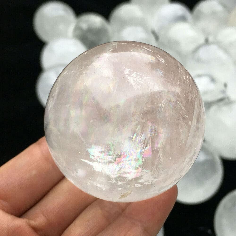 TEAMWILL 1pc Natural Islandia Esfera de Cuarzo Esfera de Cristal de Cuarzo Curación 1.575 in Nuevo