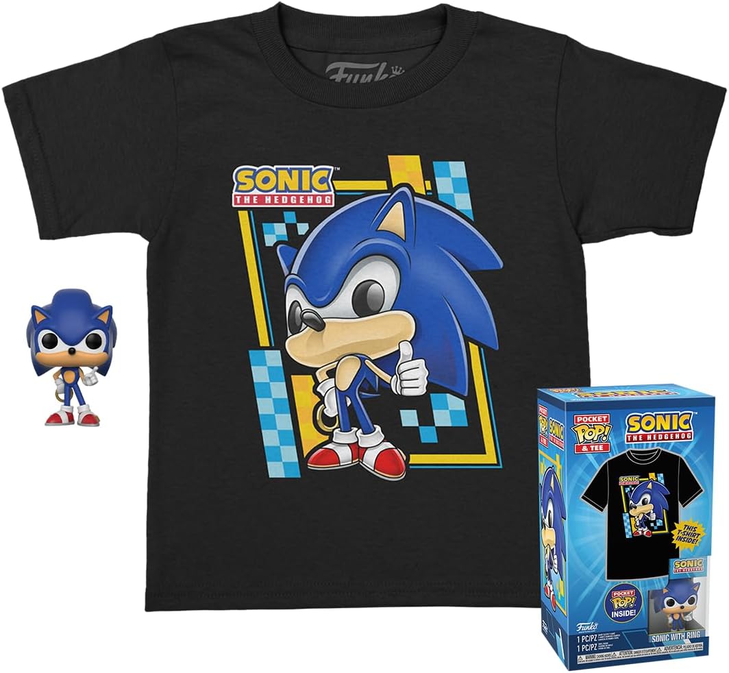 Funko Pocket Pop! & Tee Sonic – Niños (XL)