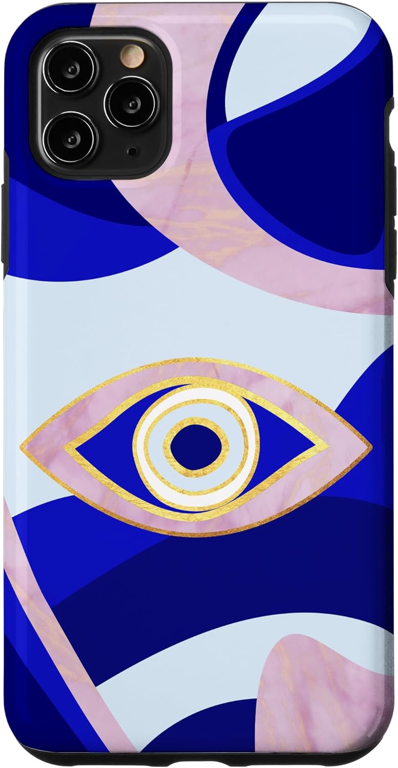 iPhone 11 Pro Max Lucky Gaze – Funda para iPhone 11, color rosa y azul