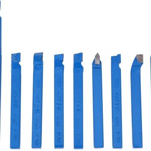 Oubit Juego de herramientas de torno de 11 piezas, 0.31 x 0.31 pulgadas, juego de herramientas de torno de punta de carburo, juego de herramientas Oubit Juego de herramientas de torno de 11 piezas, 0.31 x 0.31 pulgadas, juego de herramientas de torno de punta de carburo, juego de herramientas