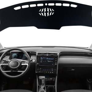 Cubierta del tapete para salpicadero, consola central interior personalizada compatible con Hyundai Tucson SUV SE SEL Limited 2022 2023, accesorios Cubierta del tapete para salpicadero, consola central interior personalizada compatible con Hyundai Tucson SUV SE SEL Limited 2022 2023, accesorios