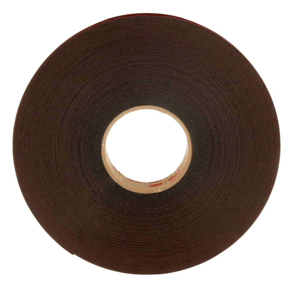 Rollo de cinta 3M VHB 5952 de 1 pulgada x 108 pies, cinta de espuma acrílica de doble cara, cinta de montaje industrial resistente, de alta unión,