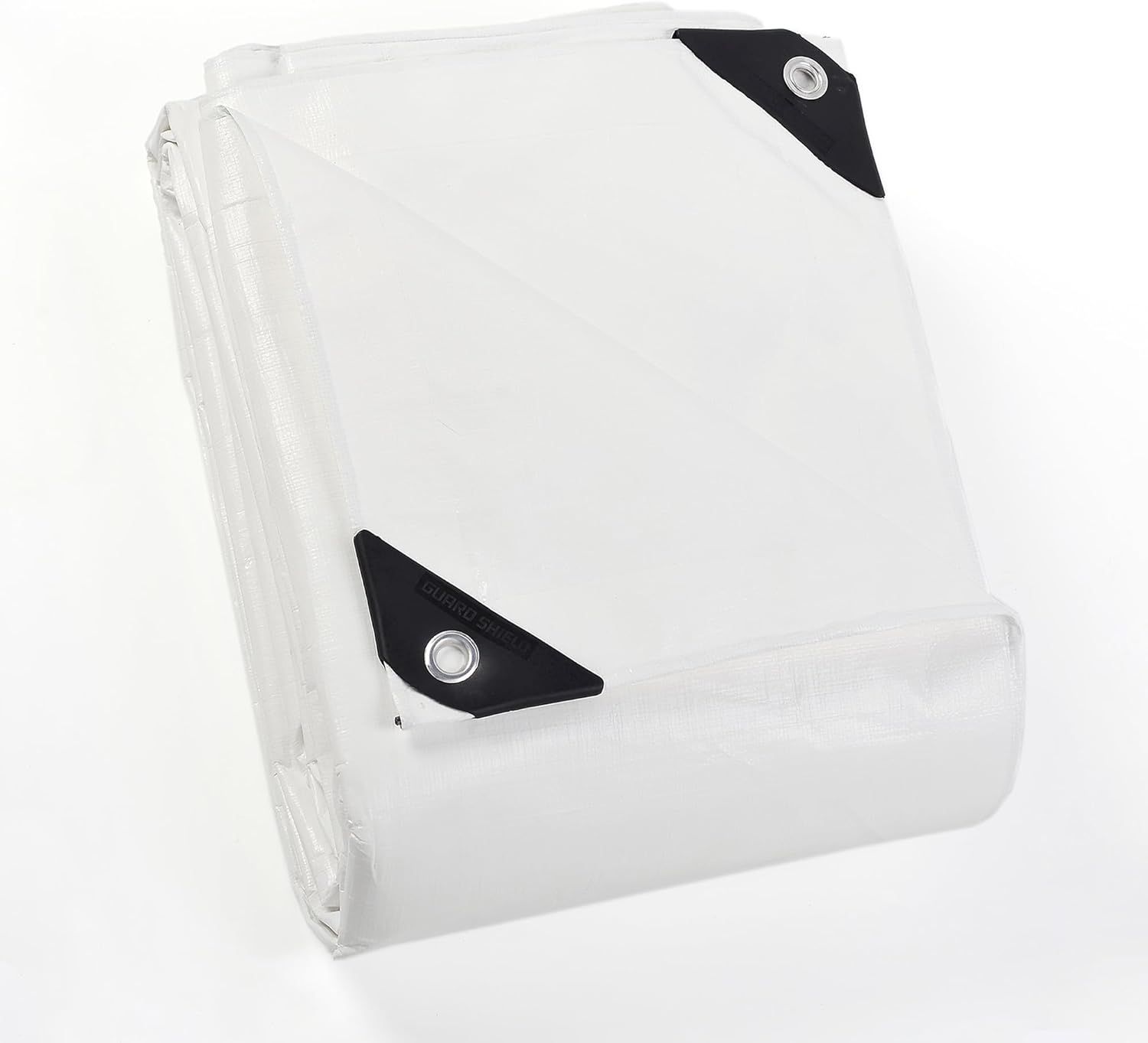 GUARD SHIELD Tarps Heavy Duty Plus+ impermeable de 20 x 20 pies, cubierta de lona de polietileno grueso multiusos de 12 mil