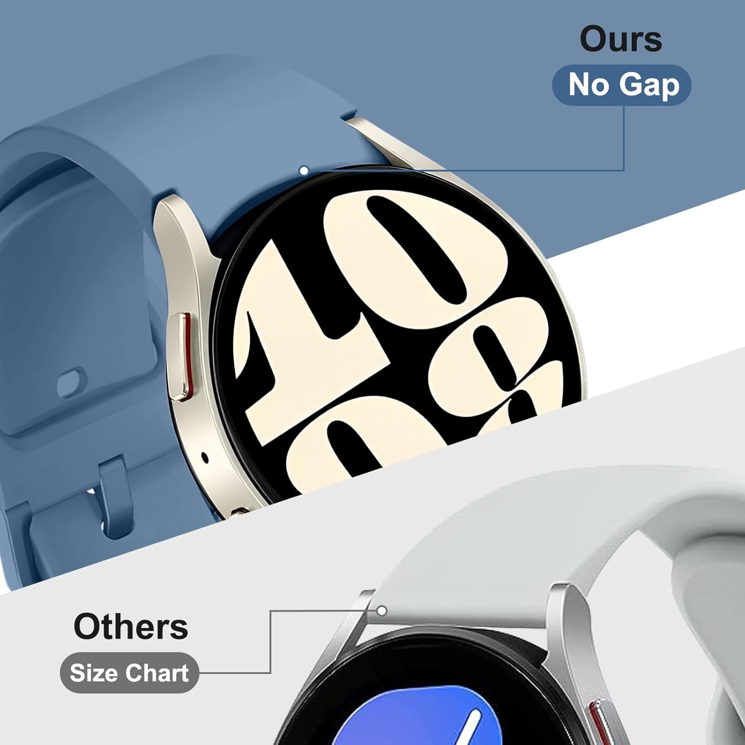 Correas de un solo clic compatibles con Samsung Galaxy Watch 6 Band 1.732 in 1.732 in 1.732 in, Galaxy Watch 6 Classic 1.693 in 1.850 in, correa de
