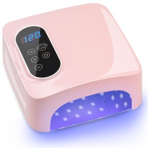 Lámpara de uñas LED UV inalámbrica, lámpara de uñas recargable de 72 W, secado rápido, secado rápido, luz de esmalte de gel profesional con 4 Lámpara de uñas LED UV inalámbrica, lámpara de uñas recargable de 72 W, secado rápido, secado rápido, luz de esmalte de gel profesional con 4