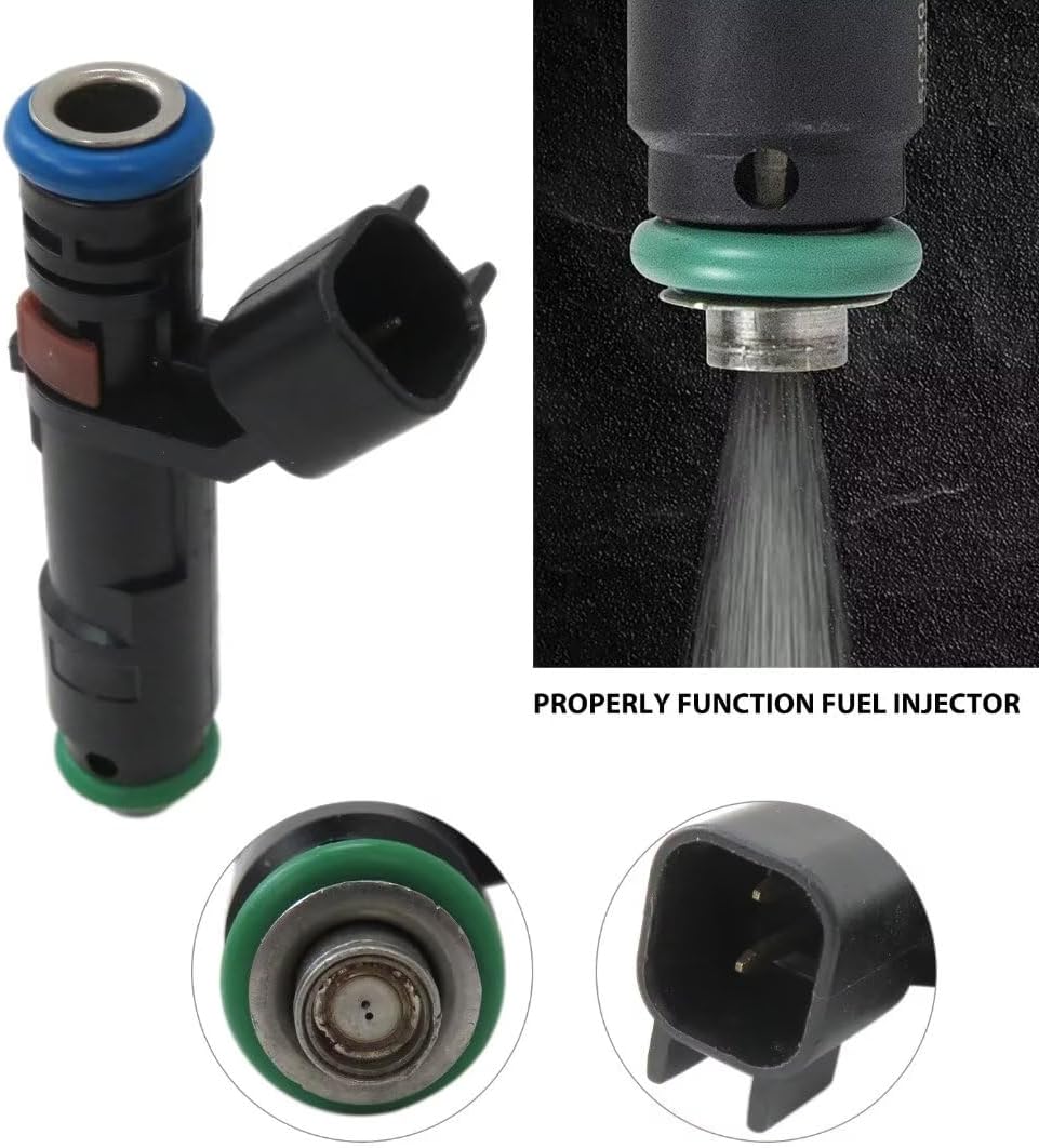 8 piezas FJ817, 5C3Z9F593DA, 5C3Z9F593DC, 8S4Z9F593A, FI11370S Reemplazo del inyector de combustible para Ford F-150 Lariat Crew Cab Pickup 4