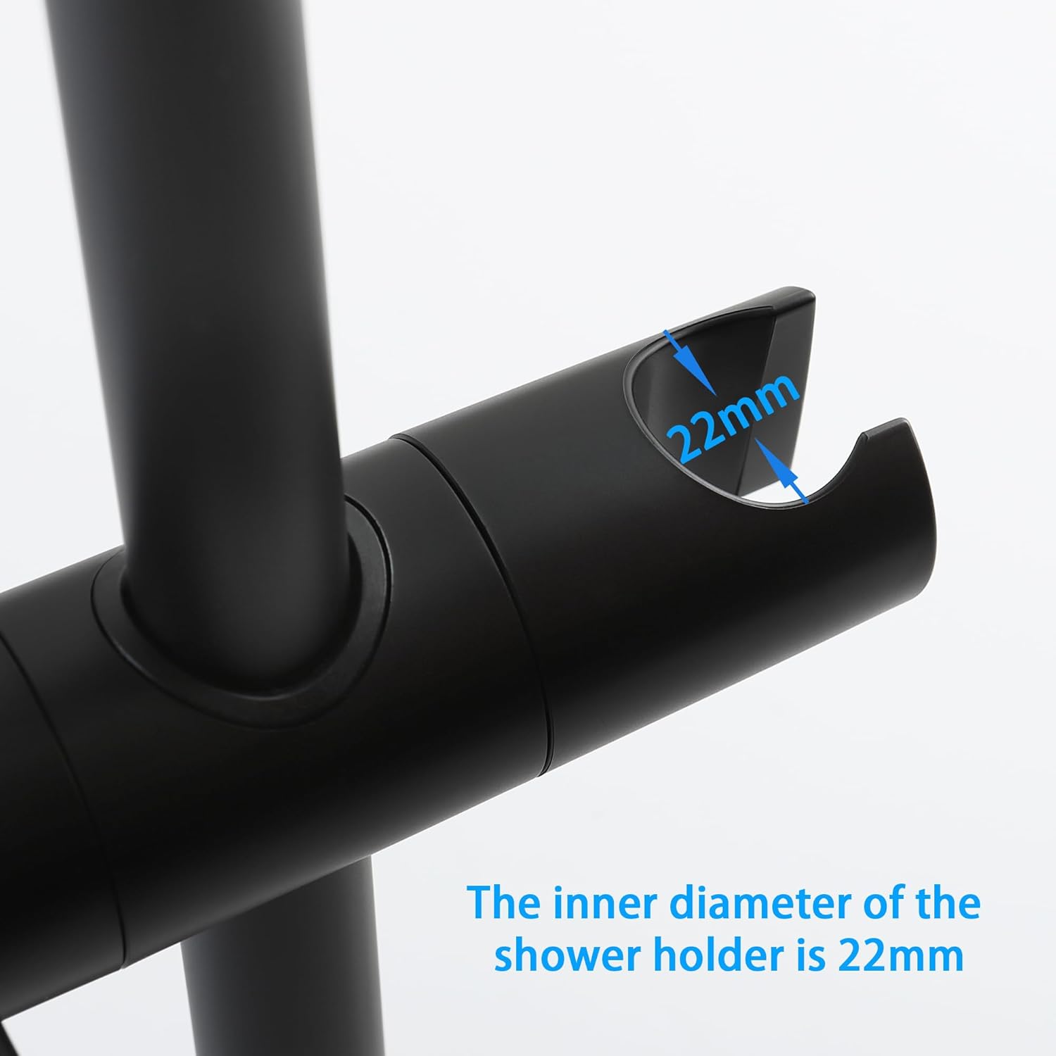 Barra deslizante de ducha de mano para montaje en pared, barra deslizante de ducha de mano, altura ajustable, rociador de ducha de 26 pulgadas,