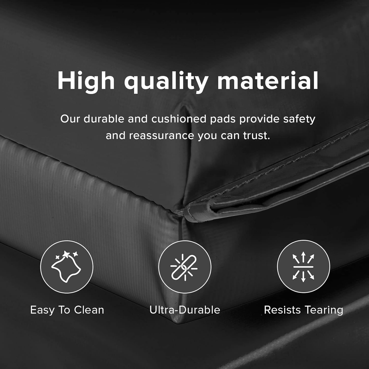 We Sell Mats – Alfombrilla personal de ejercicio y fitness de 4 x 8 x 2 pulgadas para entrenamiento en casa – Ligero y plegable para llevar –