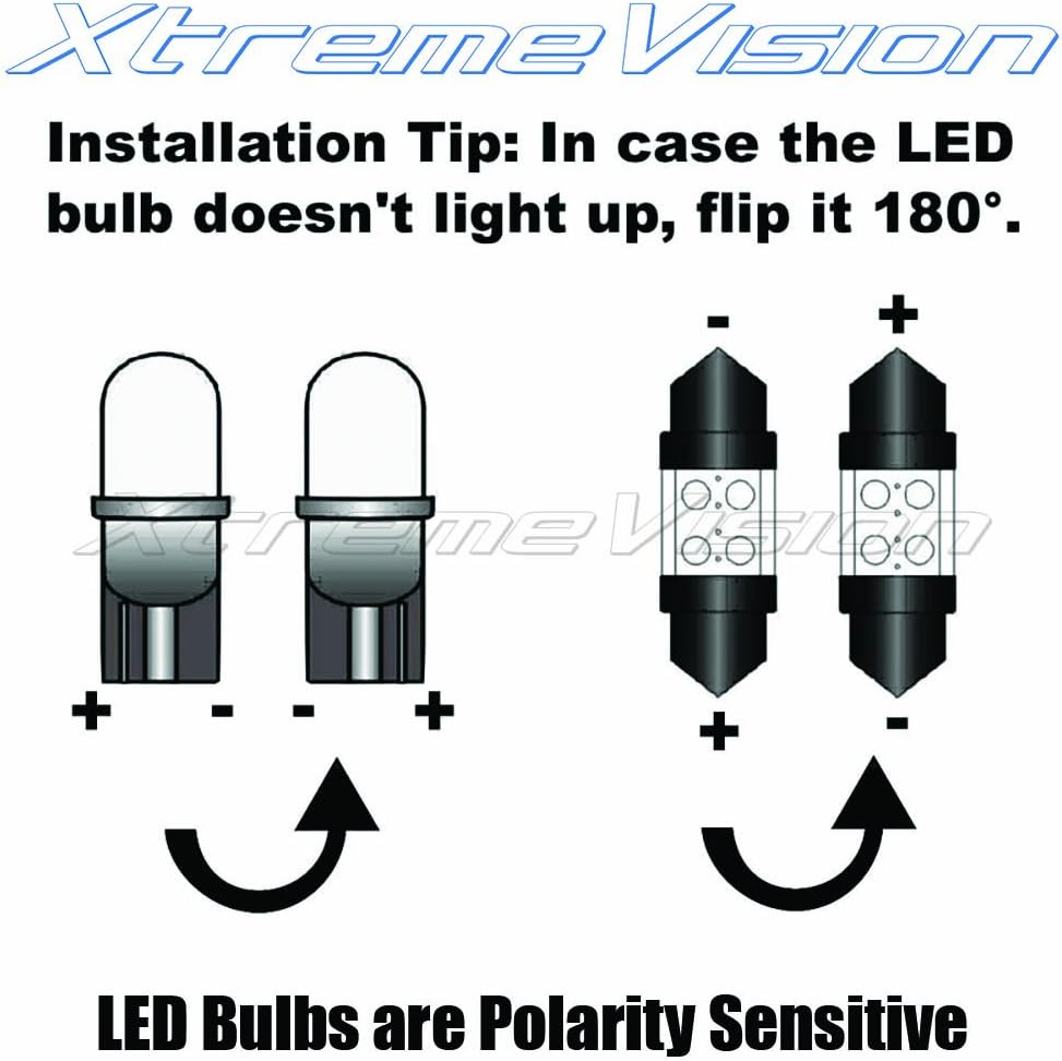 XtremeVision LED interior para Audi A4 2009-2015 (13 piezas) blanco frío kit de LED interior premium paquete + herramienta de instalación