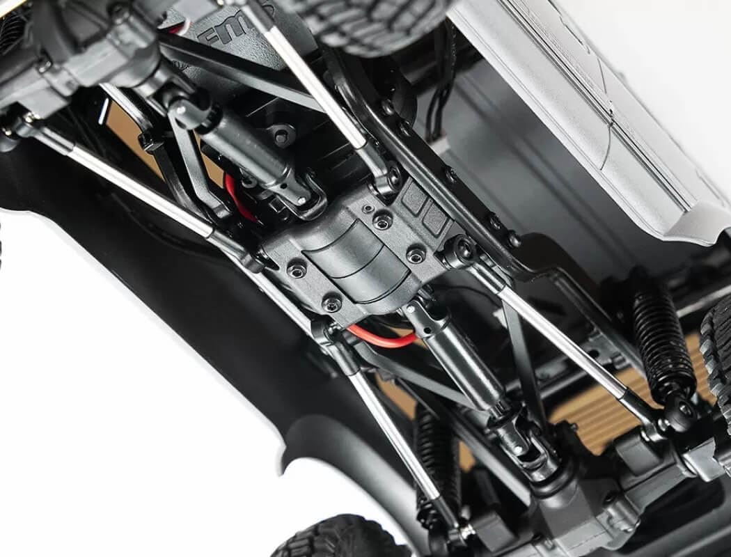 WOWRC FMS RC Crawler Toyota Cruiser LC80 FCX18-118 Camiones todoterreno 4X4 RC Rock Crawler con transmisión de 2.4 GHz, ejes de portal, luces LED,