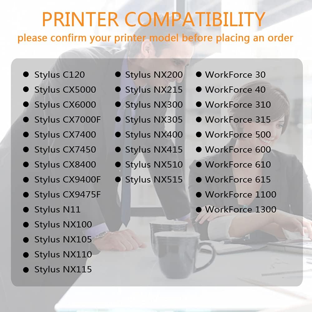 Run Star Cartucho de tinta remanufacturado 69 de repuesto para Epson 69 T069 uso para impresoras Epson Workforce 30 610 615 1100 1300 Stylus C120