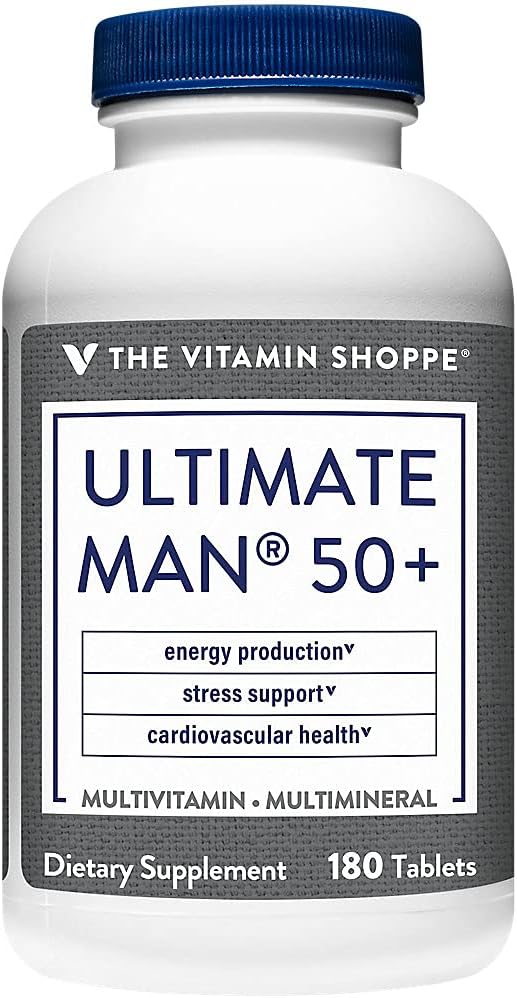 Ultimate Man 50+ Multivitamínico (180 tabletas) por The Vitamin Shoppe