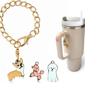 Abalorio para accesorios de copa Stanley, lindo dije de perro para StanleySimple ModernYeti Cup con asa, Stanley Cup Charms para accesorios Stanley. Abalorio para accesorios de copa Stanley, lindo dije de perro para StanleySimple ModernYeti Cup con asa, Stanley Cup Charms para accesorios Stanley.